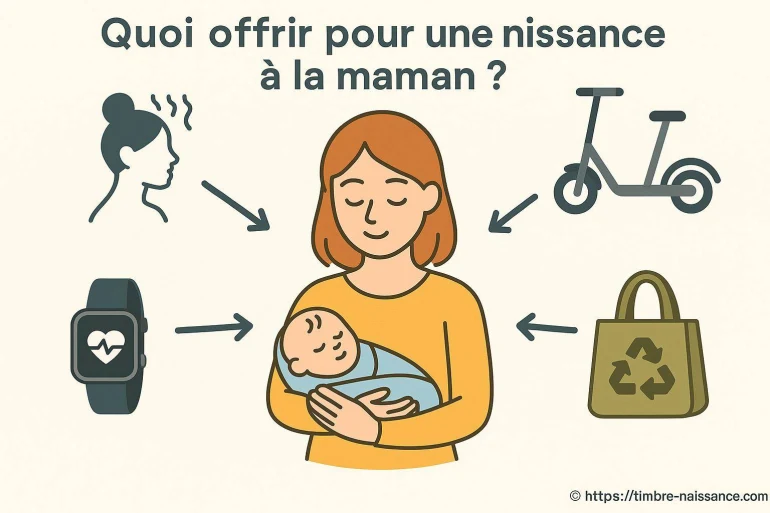Idées cadeaux naissance pour maman
