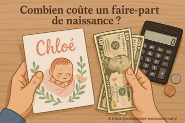 Combien coûte un faire-part de naissance ? Guide complet pour bien choisir