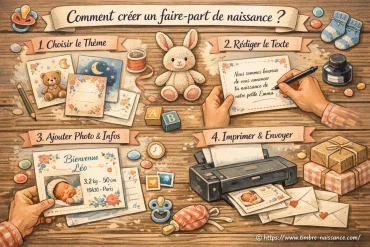Comment créer un faire-part de naissance personnalisé ?