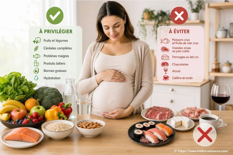 Alimentation pendant la grossesse : quels aliments privilégier et lesquels éviter ?