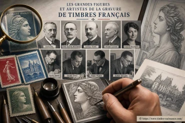 Les grandes figures et artistes de la gravure de timbres français