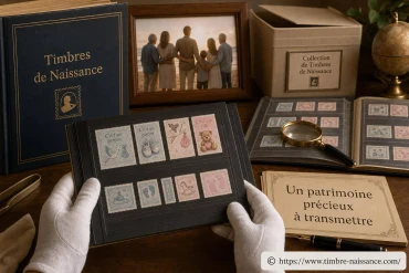 Conserver la valeur sentimentale et marchande de ses timbres de naissance