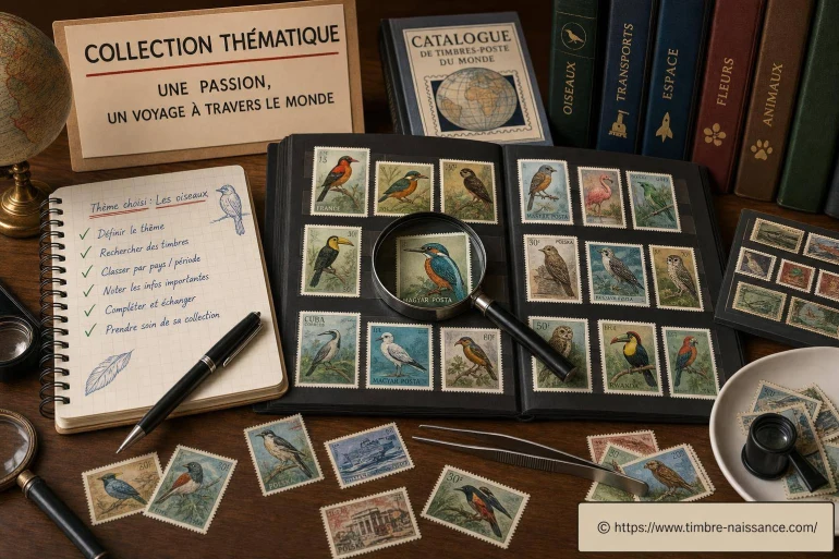 Comment commencer une collection de timbres thématique ? Idées et conseils